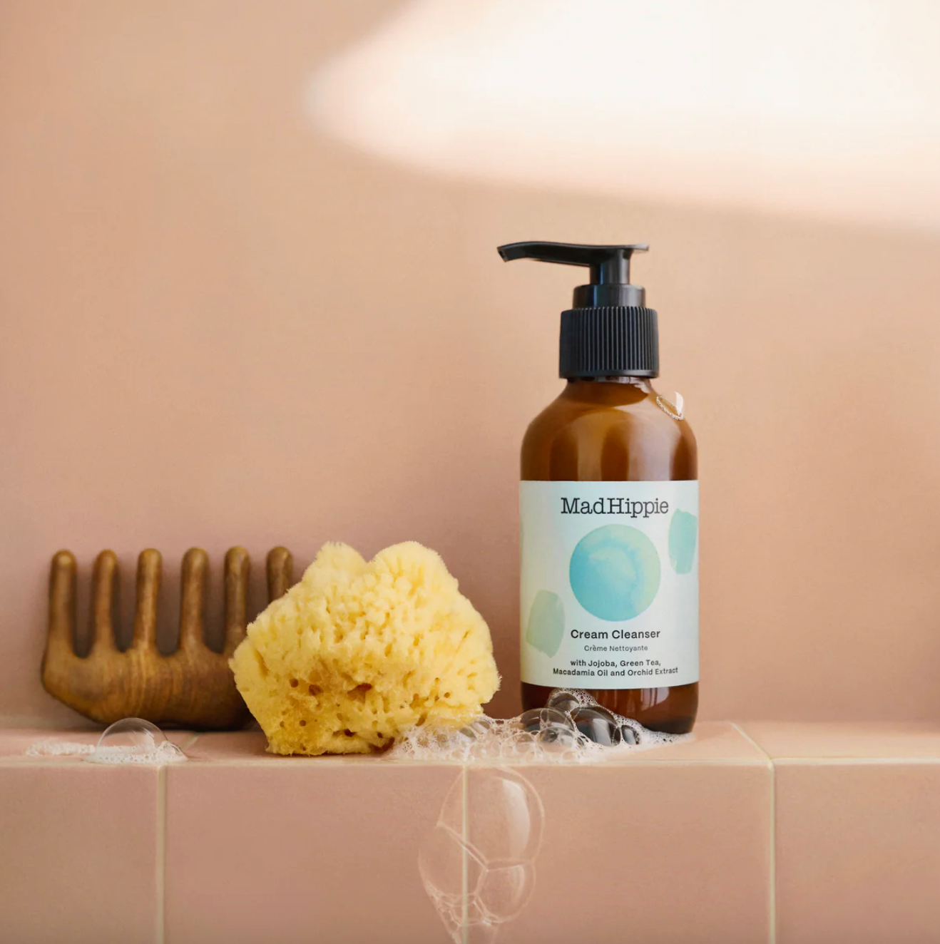 Mad Hippie Cream Cleanser 118mL, With Jojoba, Green Tea & Macadamia Oil