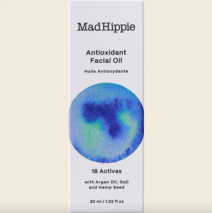 Mad Hippie Antioxidant Facial Oil 30mL, With Argan Oil, Goji & Hemp Seed