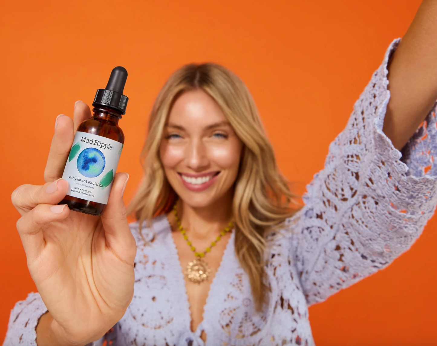 Mad Hippie Antioxidant Facial Oil 30mL, With Argan Oil, Goji & Hemp Seed