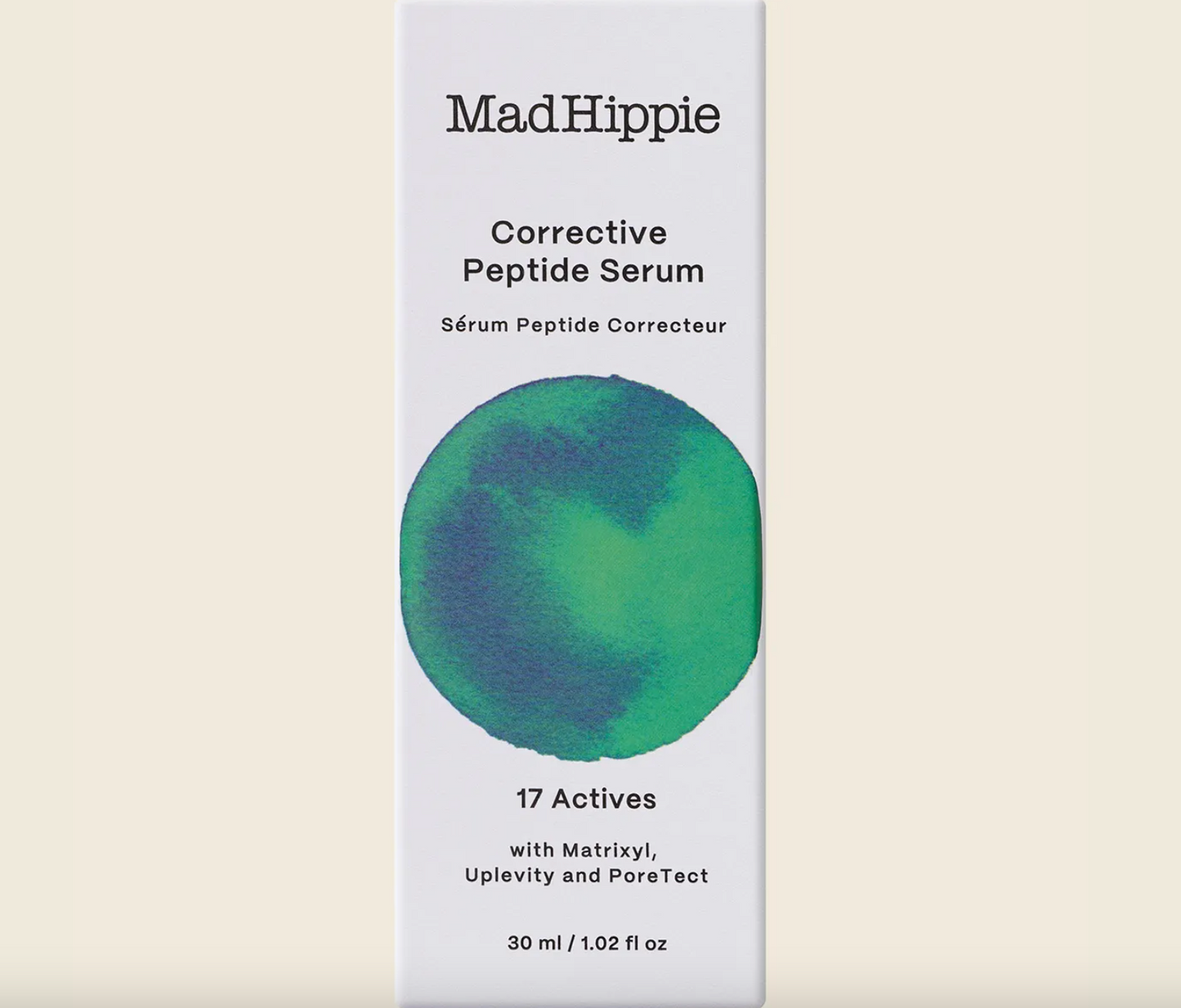 Mad Hippie Corrective Peptide Serum 30mL, With Matrixyl Uplevity & Portect