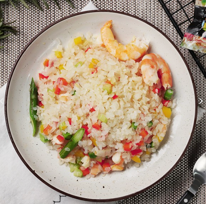 Hethstia Organic Konjac Rice, Shirataki Rice 250g, Low Carb & Low Calorie