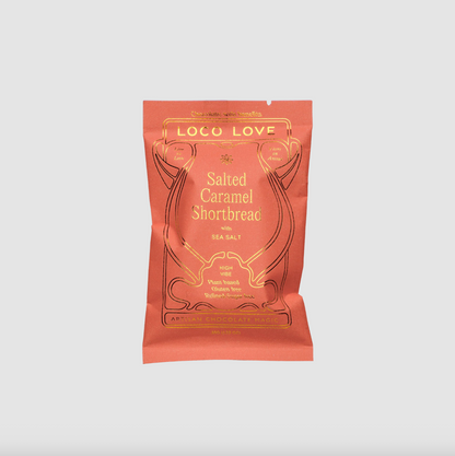Loco Love Chocolate 35g, Salted Caramel Shortbread With Sea Salt