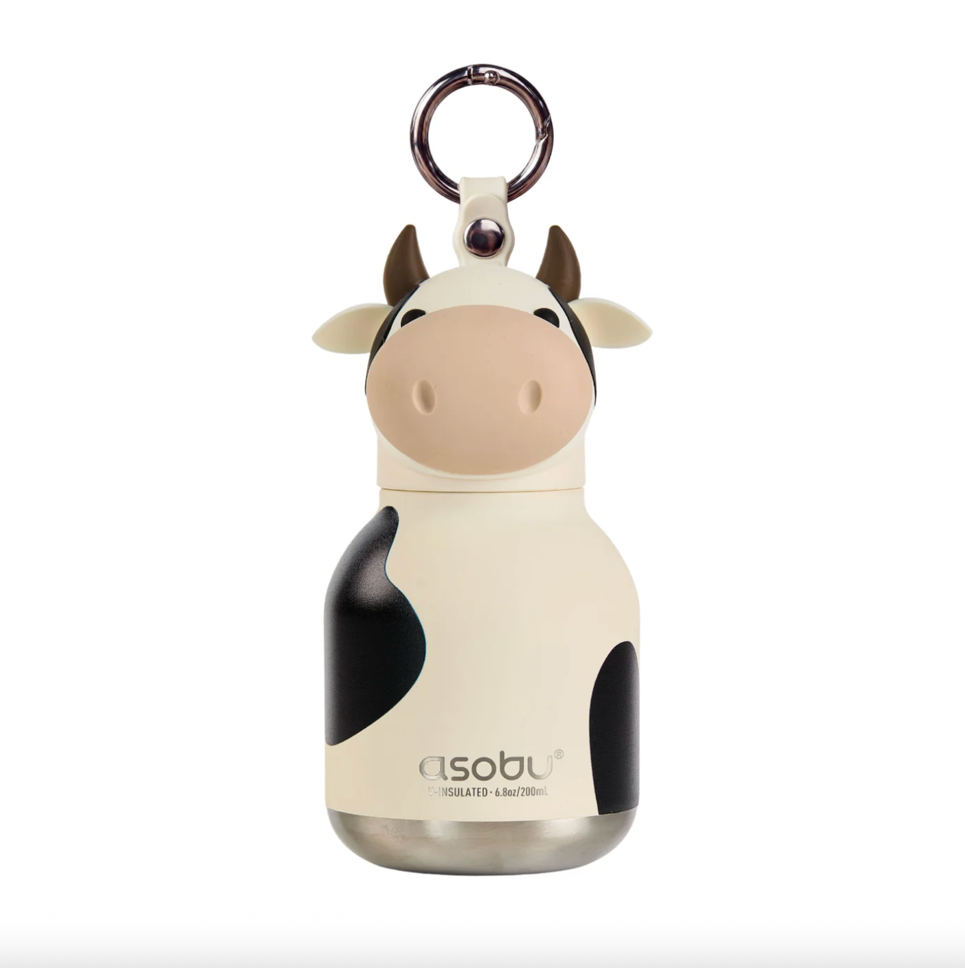 ASOBU Mini Cow Bestie Bottle 6.8oz | 200mL, The Perfect Bag Charm