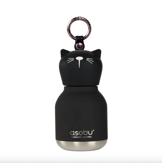 ASOBU Mini Kitty Bestie Bottle 6.8oz | 200mL, The Perfect Bag Charm