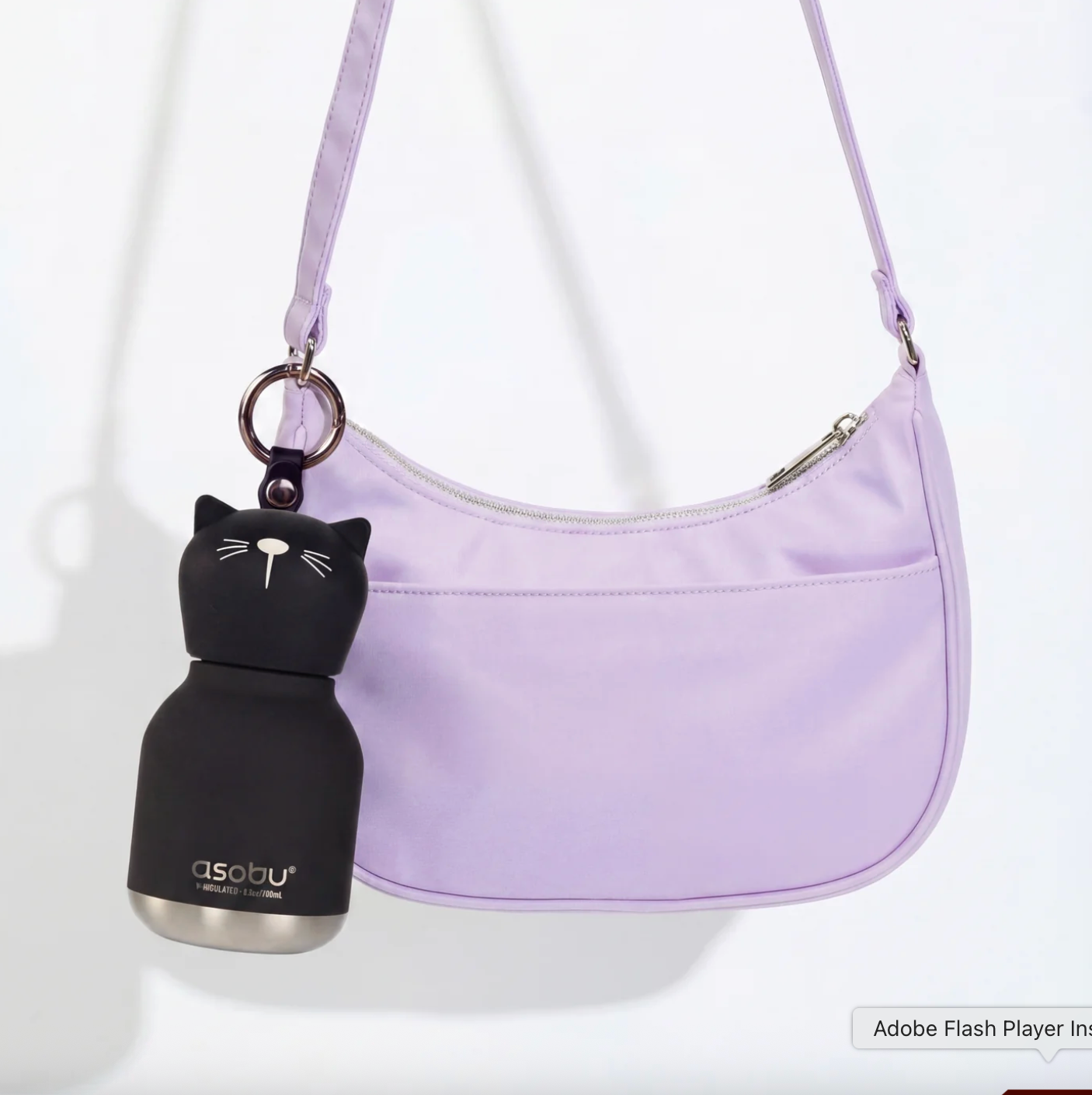 ASOBU Mini Kitty Bestie Bottle 6.8oz | 200mL, The Perfect Bag Charm