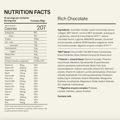 My Way Up Lean Up Weight Loss & Gut Health Shake 500g, Rich Chocolate Flavour