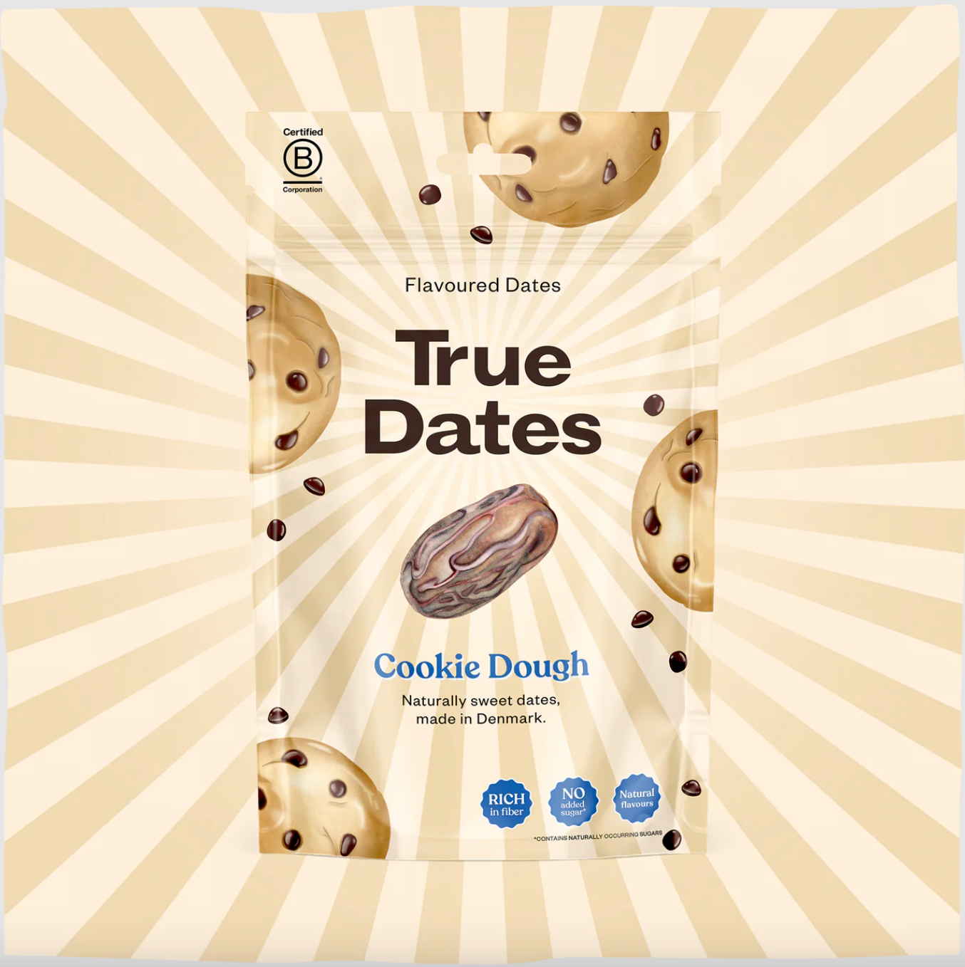 True Dates Cookie Dough Flavoured Dates 100g, Naturally Sweet