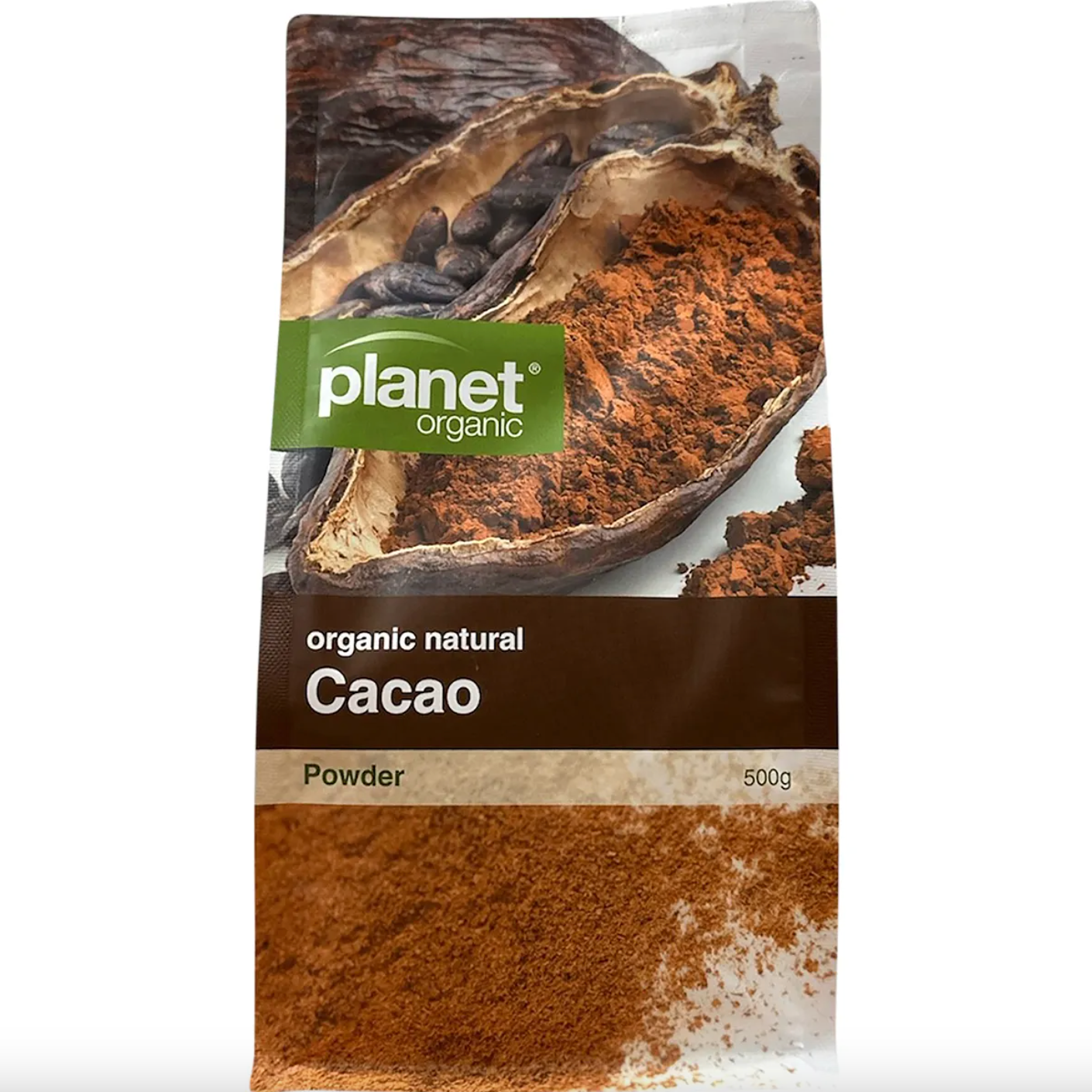 Planet Organic Cacao Powder 175g Or 500g, Full Flavour & Non Alkalised