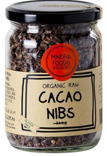 Mindful Foods Raw & Organic Cacao Nibs 120g Or 280g, For A Noticeable Energy Boost