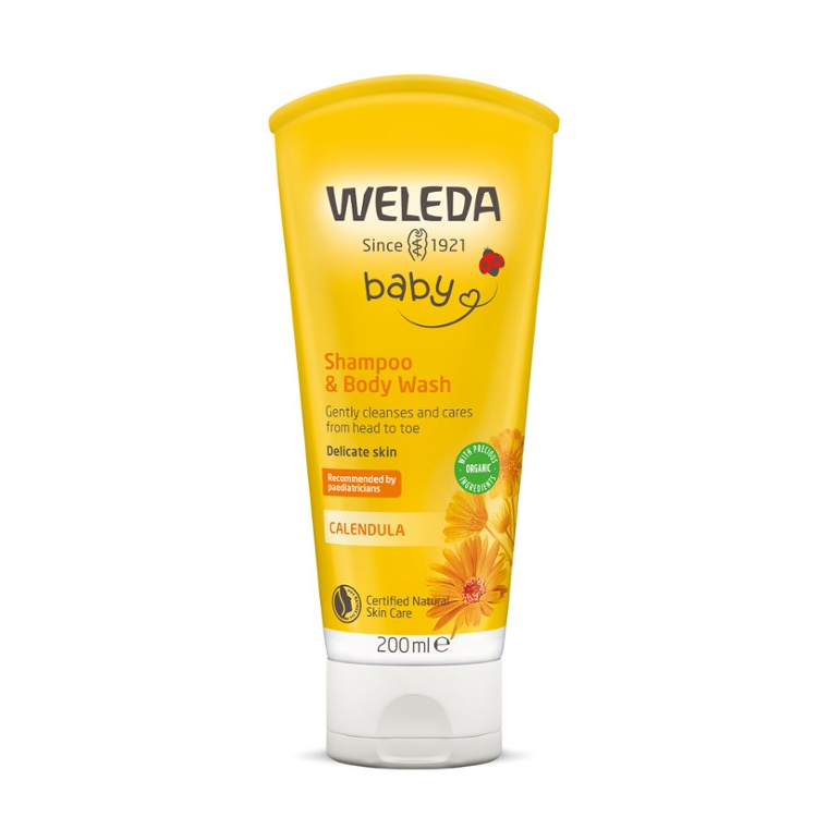 Weleda Baby Shampoo & Body Wash 200ml, Calendula {Gentle & Natural}