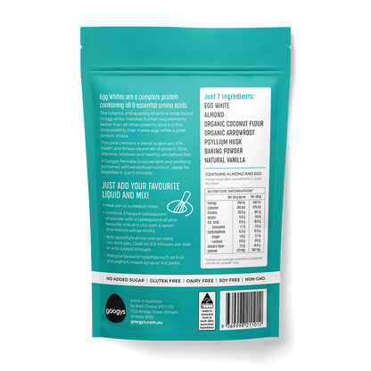 Googys Good Morning Original Protein Pancakes 250g, 20g Protein Per Serve