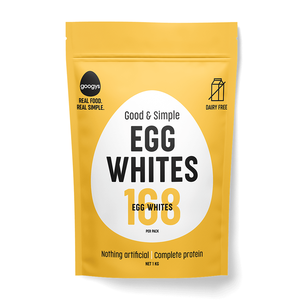 Googys Good & Simple Pure Egg Whites 350g Or 1Kg, A Complete Protein & FODMAP Friendly