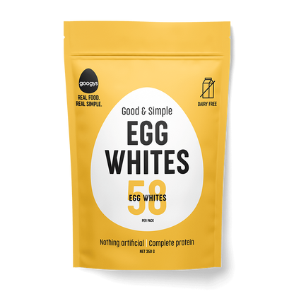 Googys Good & Simple Pure Egg Whites 350g Or 1Kg, A Complete Protein & FODMAP Friendly