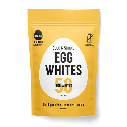 Googys Good & Simple Pure Egg Whites 350g Or 1Kg, A Complete Protein & FODMAP Friendly
