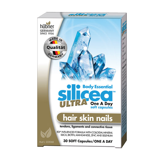 Hubner Body Essential Silicea Ultra 30 Soft Capsules, One A Day