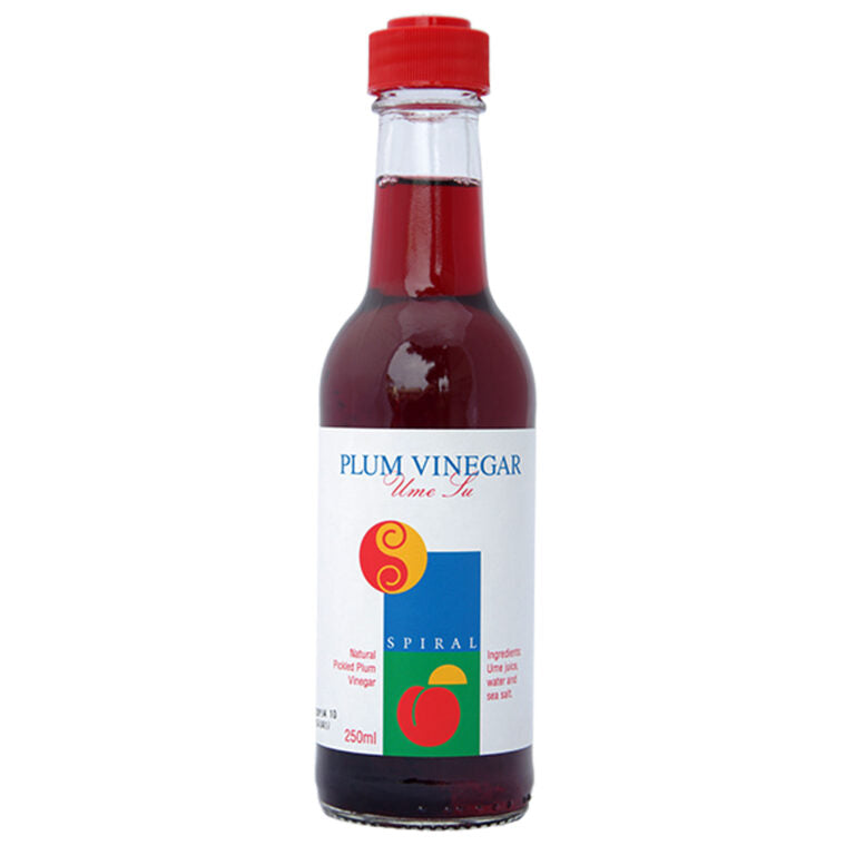 Spiral Foods Organic Ume Su Plum Vinegar 250mL, Japanese Pickled Plum Vinegar