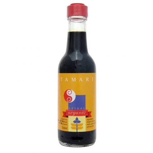 Spiral Foods Organic Tamari Sauce 250mL, Naturally Fermented Soy Sauce