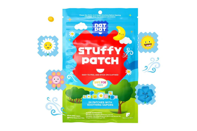 The Natural Patch Co. Stuffy Stickers 24 Patches, With Soothing Vapours