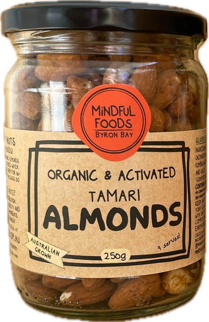 Mindful Foods Organic & Activated Tamari Almonds 120g, 250g Or 500g, With Wild Harvested Wakame
