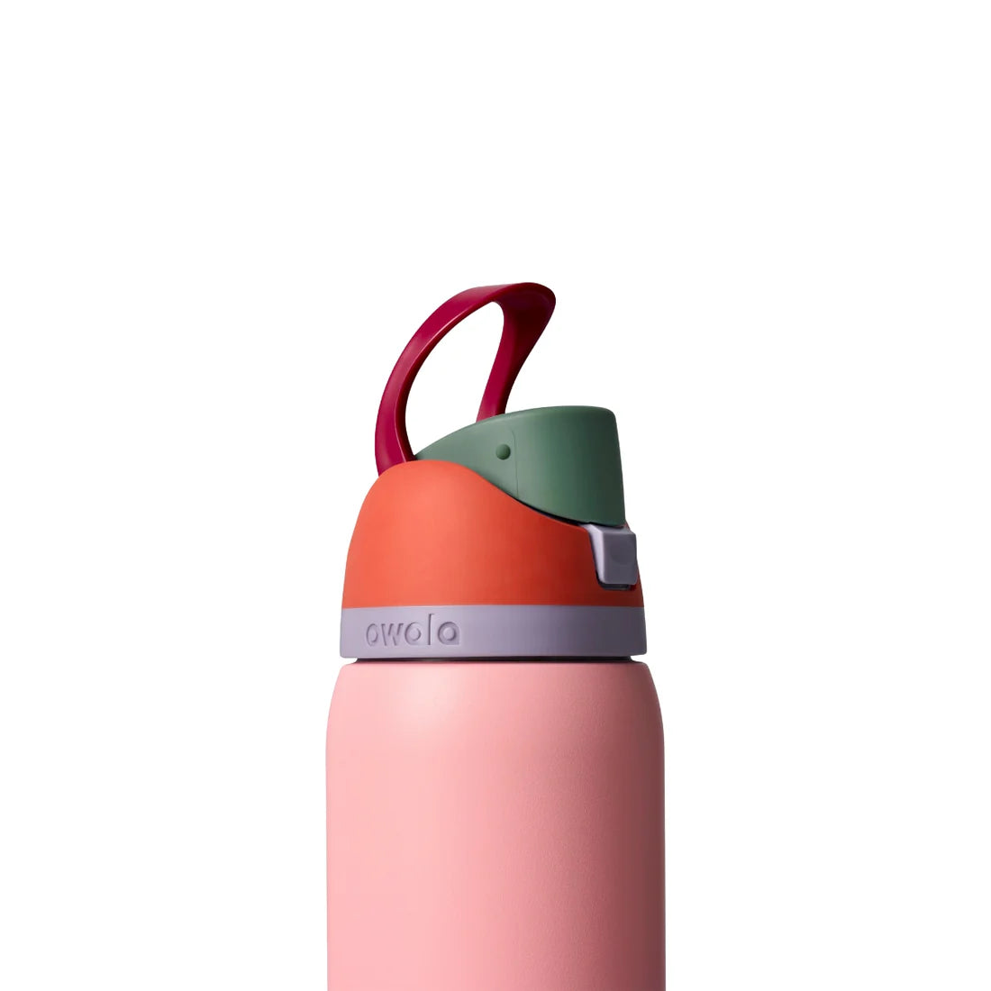 Owala FreeSip Stainless Steel Water Bottle 24oz Or 32oz, Sugar High {Red /Pink}