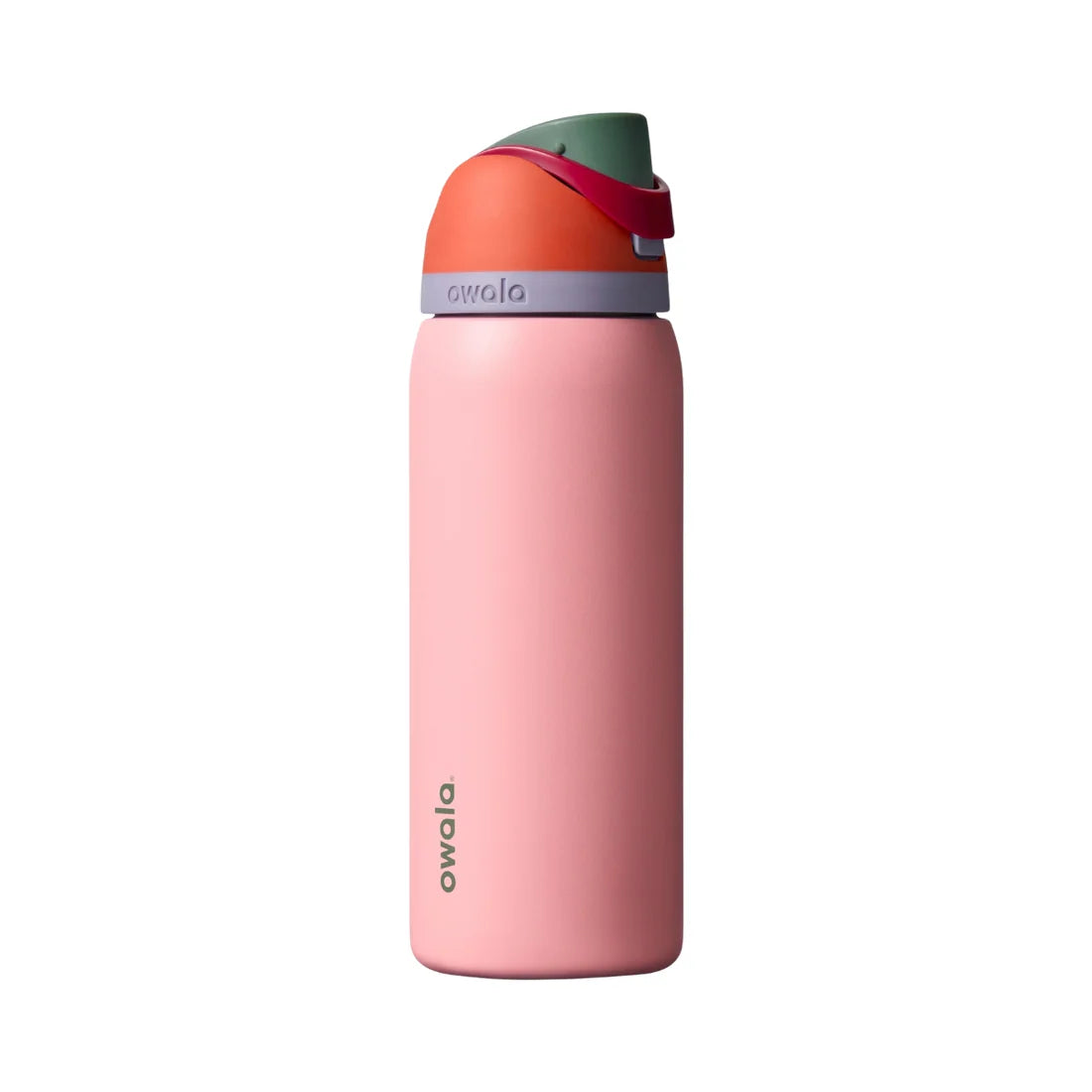 Owala FreeSip Stainless Steel Water Bottle 24oz Or 32oz, Sugar High {Red /Pink}