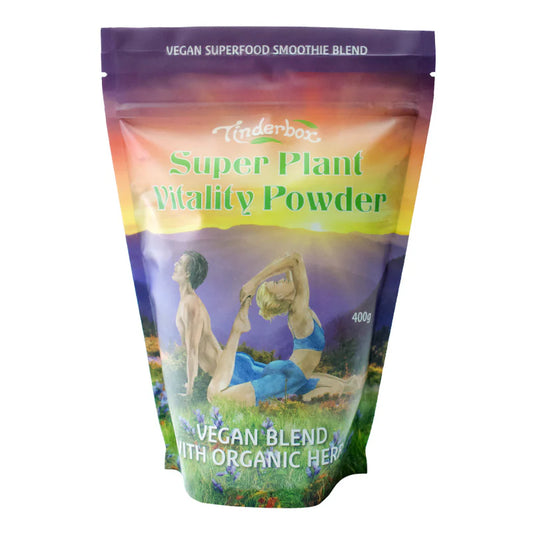 Tinderbox Super Plant Powder 400g, Vegan Blend With Organic Herbs