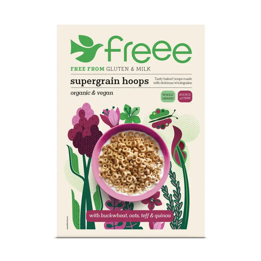 Dove's Farm Supergrain Hoops 325g, Gluten Free & Certified Organic