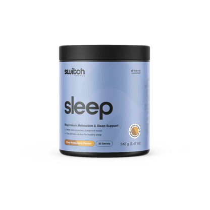 Switch Nutrition Sleep+ Magnesium Choc Honeycomb 240g Or 400g, Supports Healthy Sleep Patterns