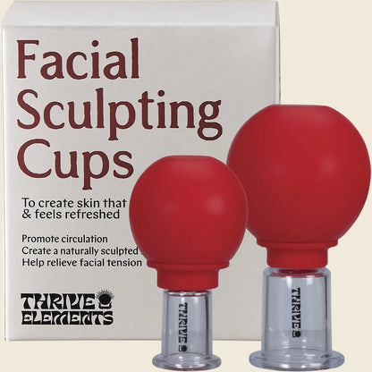 Thrive Tallow Facial Sculpting Cups 2pcs, Circulation Boost Duo