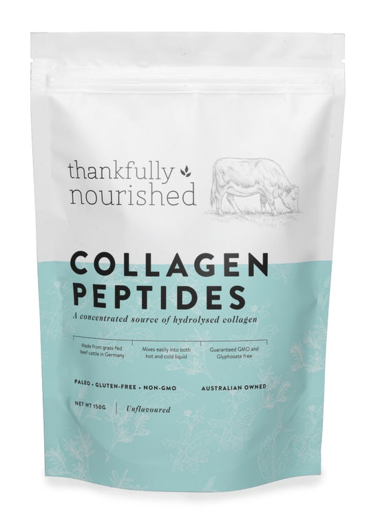 Thankfully Nourished Collagen Peptides 150g, 300g Or 900g, Unflavoured