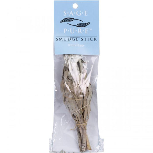 Sage Pure White Sage Smudge Stick 8cm, Size Small