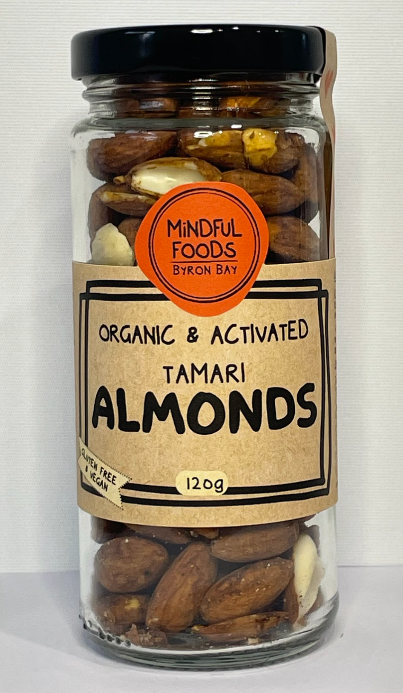 Mindful Foods Organic & Activated Tamari Almonds 120g, 250g Or 500g, With Wild Harvested Wakame