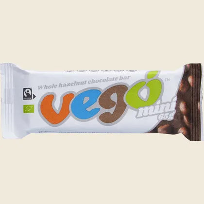 Vego Certified Organic Whole Hazelnut Chocolate Bar 65g Or 150g, Smooth & Creamy Chocolate