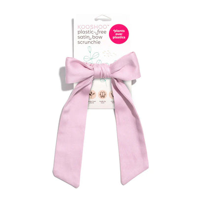 Kooshoo Plastic-free Satin Bow Scrunchies, Please Select Your Colour