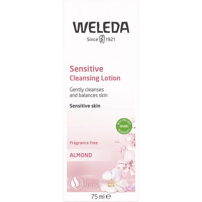 Weleda Almond Sensitive Cleansing Lotion 75mL, Gently Cleanses & Balances The Skin