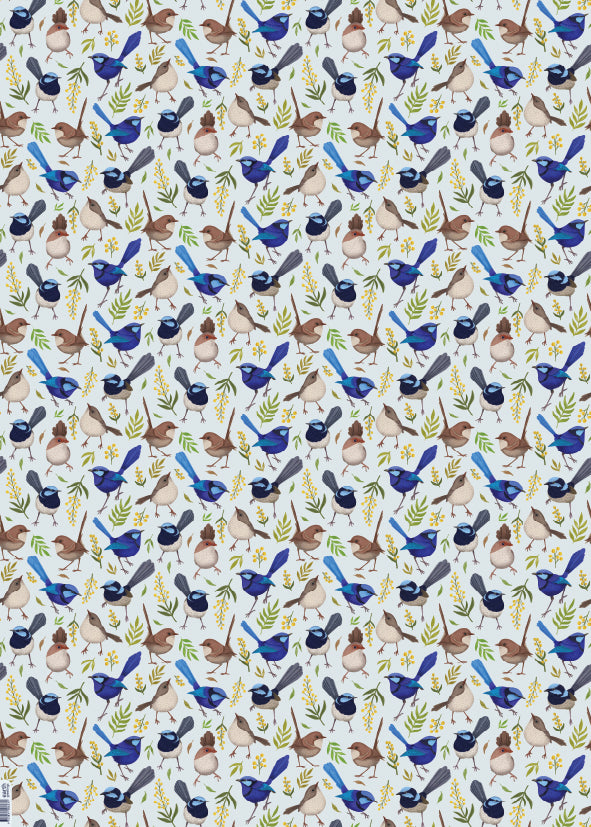 Earth Greetings Fairy Wonderland Australian Folded Wrapping Paper, Negin Maddock Collection