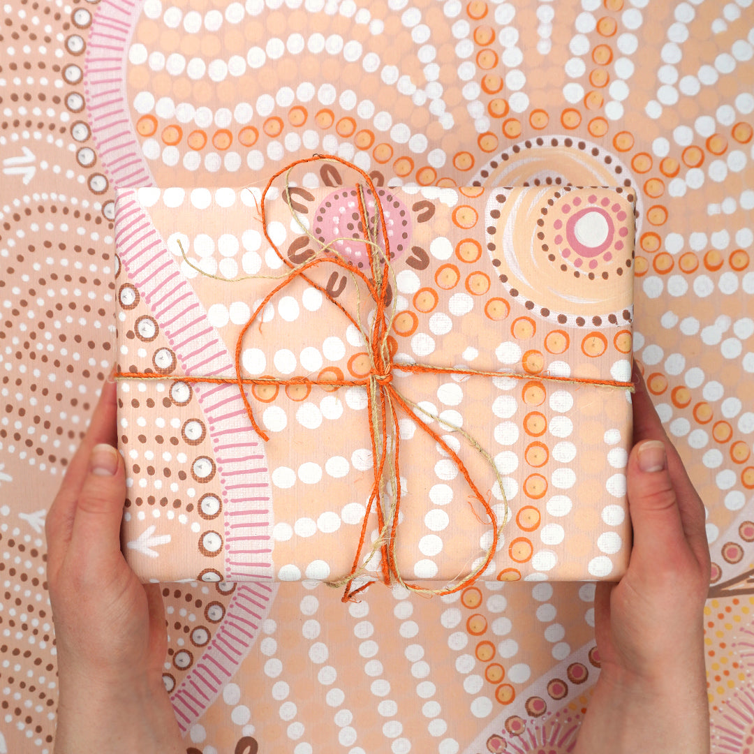 Aussie Wrapping Paper Earth Greetings Our Mother The Sun Australian Folded Wrapping Paper, D ...
