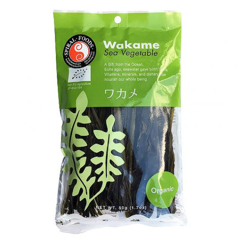 Spiral Foods Organic Wakame Sea Vegetable 50g, A Gift From The Ocean
