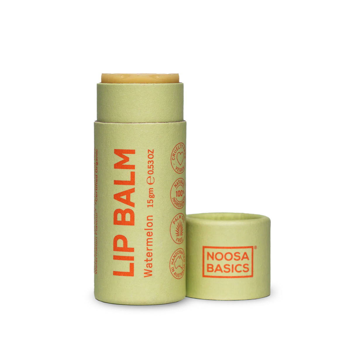 Noosa Basics Organic Watermelon Lip Balm 15g, Free Of Nasties