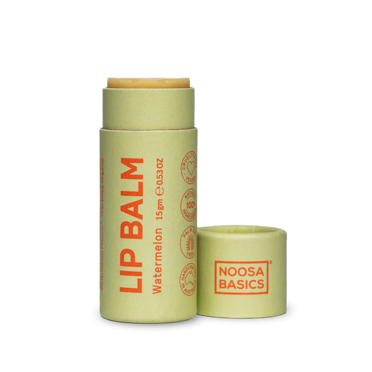 Noosa Basics Organic Watermelon Lip Balm 15g, Free Of Nasties
