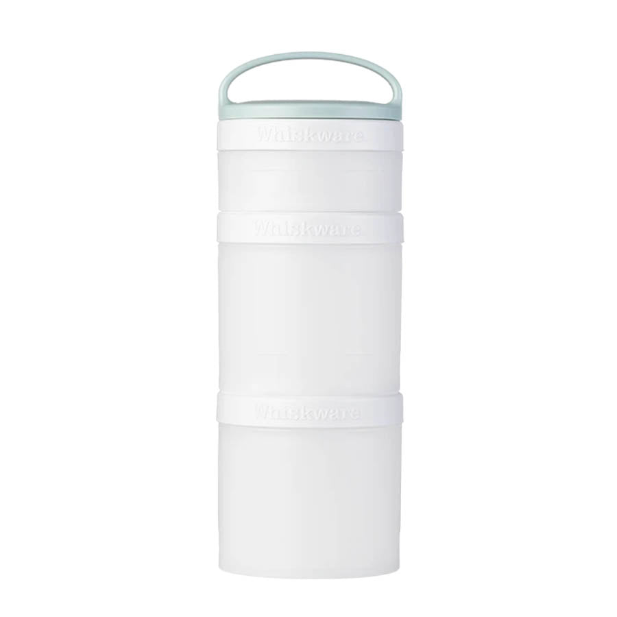 Whiskware Twist N' Lock Stackable Snack Pack, Compatible With Blender Bottle Pro-Stak
