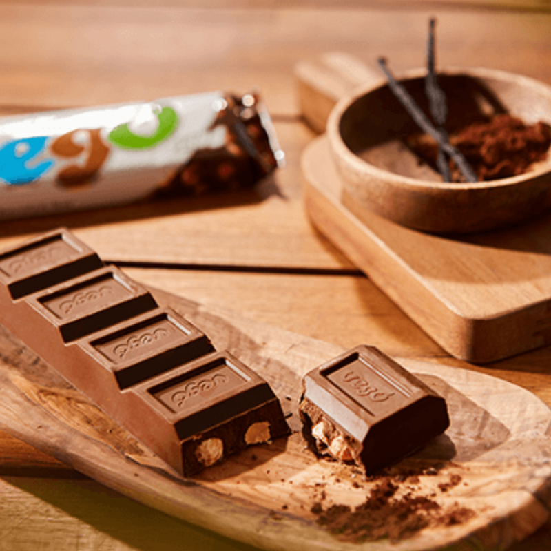 Vego Certified Organic Whole Hazelnut Chocolate Bar 65g Or 150g, Smooth & Creamy Chocolate