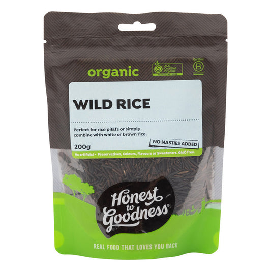 Honest To Goodness Wild Rice 200g, Australian Certified Organic