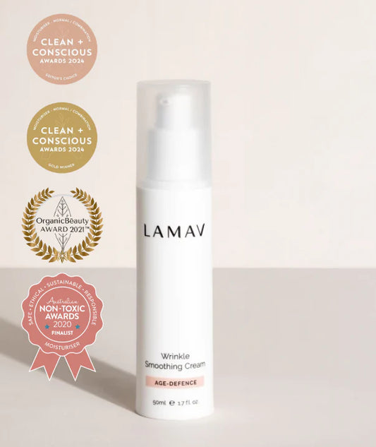 LAMAV Wrinkle Smoothing Cream 50mL, With Amla & Argan Oil