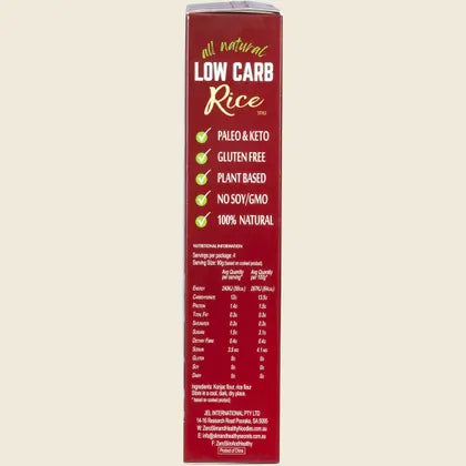 Zero Slim & Healthy Low Carb Rice 160g Or 1kg, Paleo & Keto