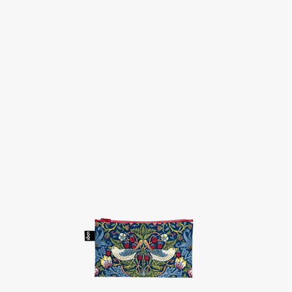 LOQI Recycled Zip Pockets Set Of Three, William Morris | By William Morris