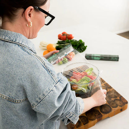 Zero Plastic-Free Cling Wrap 30m X 30 cm, Fully Biodegradable & Home Compostable