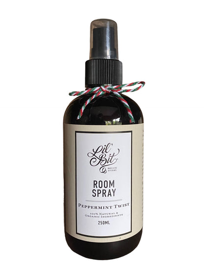 Lil' Bit Better Peppermint Twist Room Spray 250mL, 100% Natural & Organic Ingredients