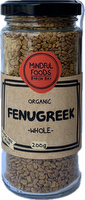 Mindful Foods Organic Fenugreek Whole 200g, Packed With Protein & Fibre