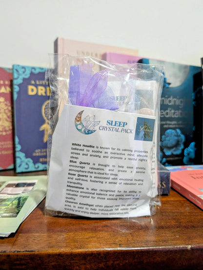 Soulforest Healing Sleep Crystal Ritual Pack | Bedtime Mindfulness & Self-Care